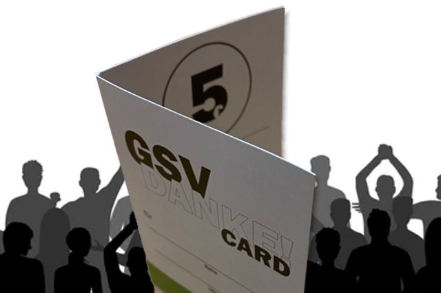 Die GSV DANKE! Card